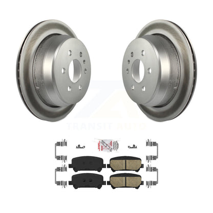 Rotor de frein à disque à revêtement arrière et Kit de plaquettes en céramique pour Chevrolet Colorado GMC Canyo
