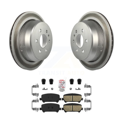 Rotor de frein à disque à revêtement arrière et Kit de plaquettes en céramique pour Chevrolet Colorado GMC Canyo