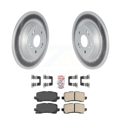 Kit de rotors de frein à disque à revêtement arrière et de plaquettes en céramique pour Honda Odyssey 2018 – 2020