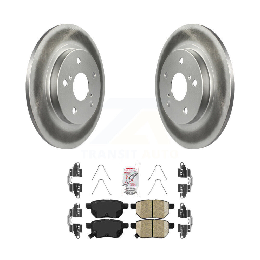 Kit de plaquettes de frein en céramique, Rotors de manteau arrière, pour Toyota Matrix Pontiac Vibe Corolla i