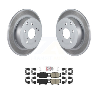 Rotors de frein à disque à revêtement arrière et Kit de plaquettes en céramique pour Toyota Matrix Pontiac Vib