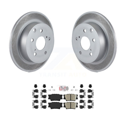 Rotors de frein à disque à revêtement arrière et Kit de plaquettes en céramique pour Toyota Matrix Pontiac Vib