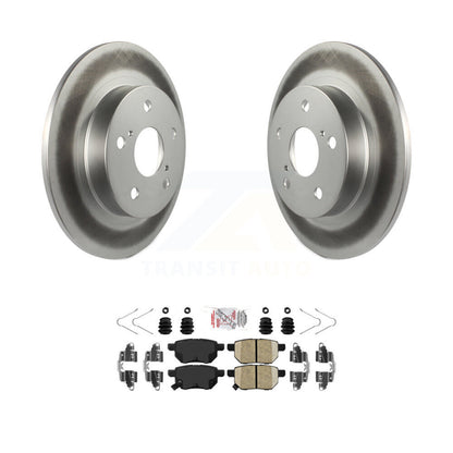 Kit de rotors de frein à disque à revêtement arrière et de plaquettes en céramique pour Scion tC 2011-2016