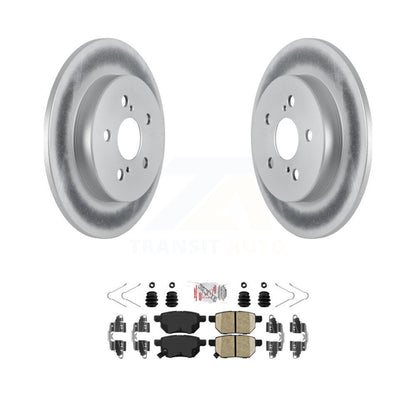 Kit de rotors de frein à disque à revêtement arrière et de plaquettes en céramique pour Toyota Corolla 2.0L 2019