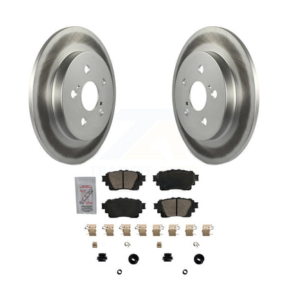 Kit de rotors de frein à disque à revêtement arrière et de plaquettes en céramique pour Toyota Corolla 2019 1,8 l