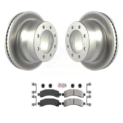 Rotors de frein à disque arrière et kit de plaquettes semi-métalliques pour Chevrolet Express 450