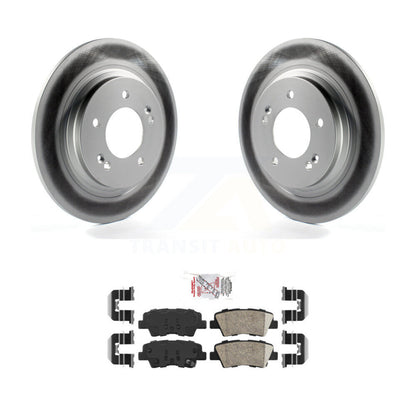 Kit de rotors de frein à disque et de plaquettes en céramique avec revêtement arrière, pour Hyundai Sonata Azera