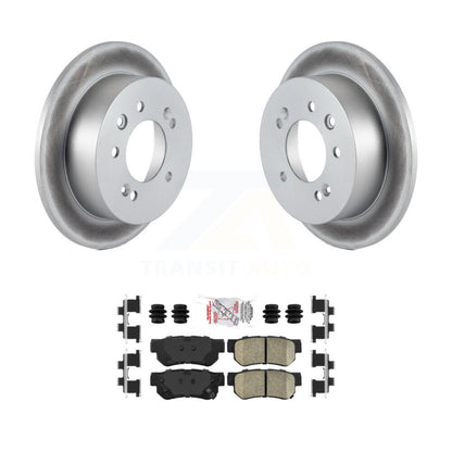 Kit de rotors de frein à disque à revêtement arrière et de plaquettes en céramique pour Hyundai Elantra
