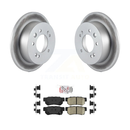 Kit de rotors de frein à disque à revêtement arrière et de plaquettes en céramique pour Hyundai Elantra