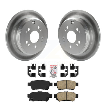 Kit de rotors de frein à disque à revêtement arrière et de plaquettes en céramique pour Honda Odyssey 2005-2010