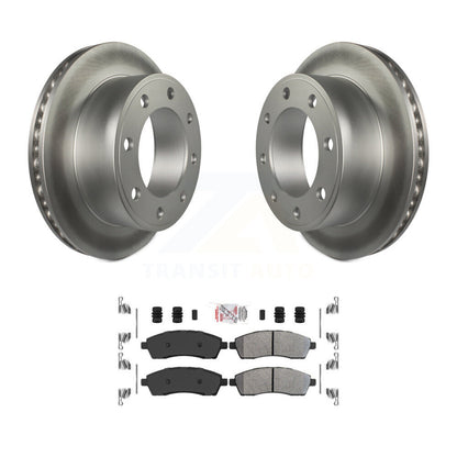Kit de plaquettes semi-métalliques de Rotor de frein à disque de manteau arrière pour Ford F-350 Super Duty F-25