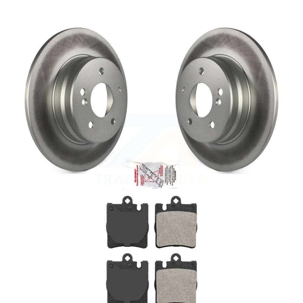 Kit de plaquettes semi-métalliques de Rotor de frein de manteau arrière pour Mercedes-Benz C230 SLK350 CLK32