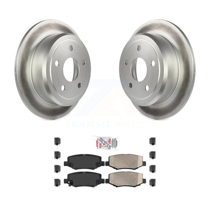 Kit de rotors de frein à disque à revêtement arrière et de plaquettes en céramique pour Jeep Wrangler JK