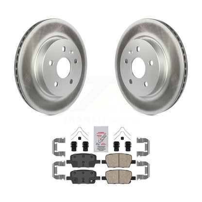 Rotor de frein à disque à revêtement arrière et Kit de plaquettes en céramique pour Chevrolet Camaro Cadillac CT