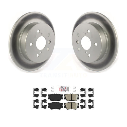 Kit de rotors de frein à disque à revêtement arrière et de plaquettes en céramique pour Toyota Camry KGA-103621