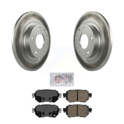 Kit de rotors de frein à disque à revêtement arrière et de plaquettes en céramique pour Mazda 6 2016 – 2021