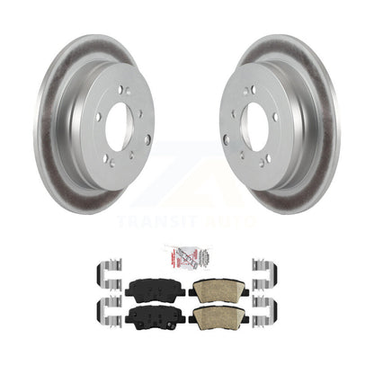 Rotors de frein à disque à revêtement arrière et kit de plaquettes en céramique pour Kia Amanti 2007-2009