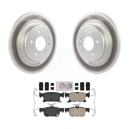 Kit de rotors de frein à disque à revêtement arrière et de plaquettes en céramique pour Buick Envision KGA-10364