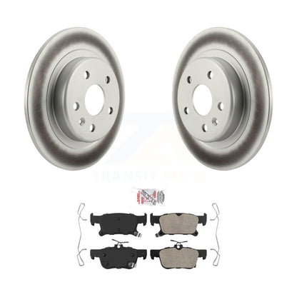 Rotors de frein à disque à revêtement arrière et Kit de plaquettes en céramique pour Buick Envision KGA-10365