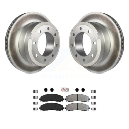 Kit de plaquettes semi-métalliques de Rotor de frein à disque de manteau arrière pour Ford F-350 Super Duty F-25
