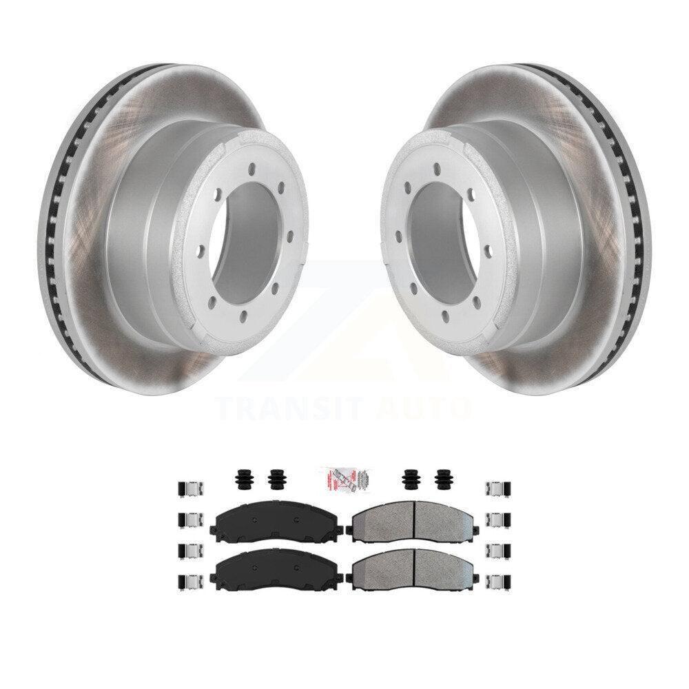 Kit de plaquettes semi-métalliques de Rotor de frein à disque de manteau arrière pour Ford F-350 Super Duty F-25