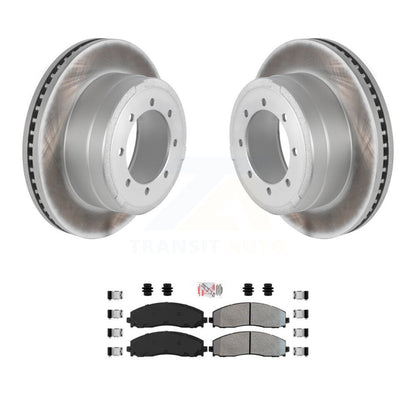 Kit de plaquettes semi-métalliques de Rotor de frein à disque de manteau arrière pour Ford F-350 Super Duty F-25
