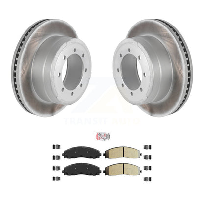 Kit de plaquettes semi-métalliques de Rotor de frein à disque de manteau arrière pour Ford F-350 Super Duty F-25