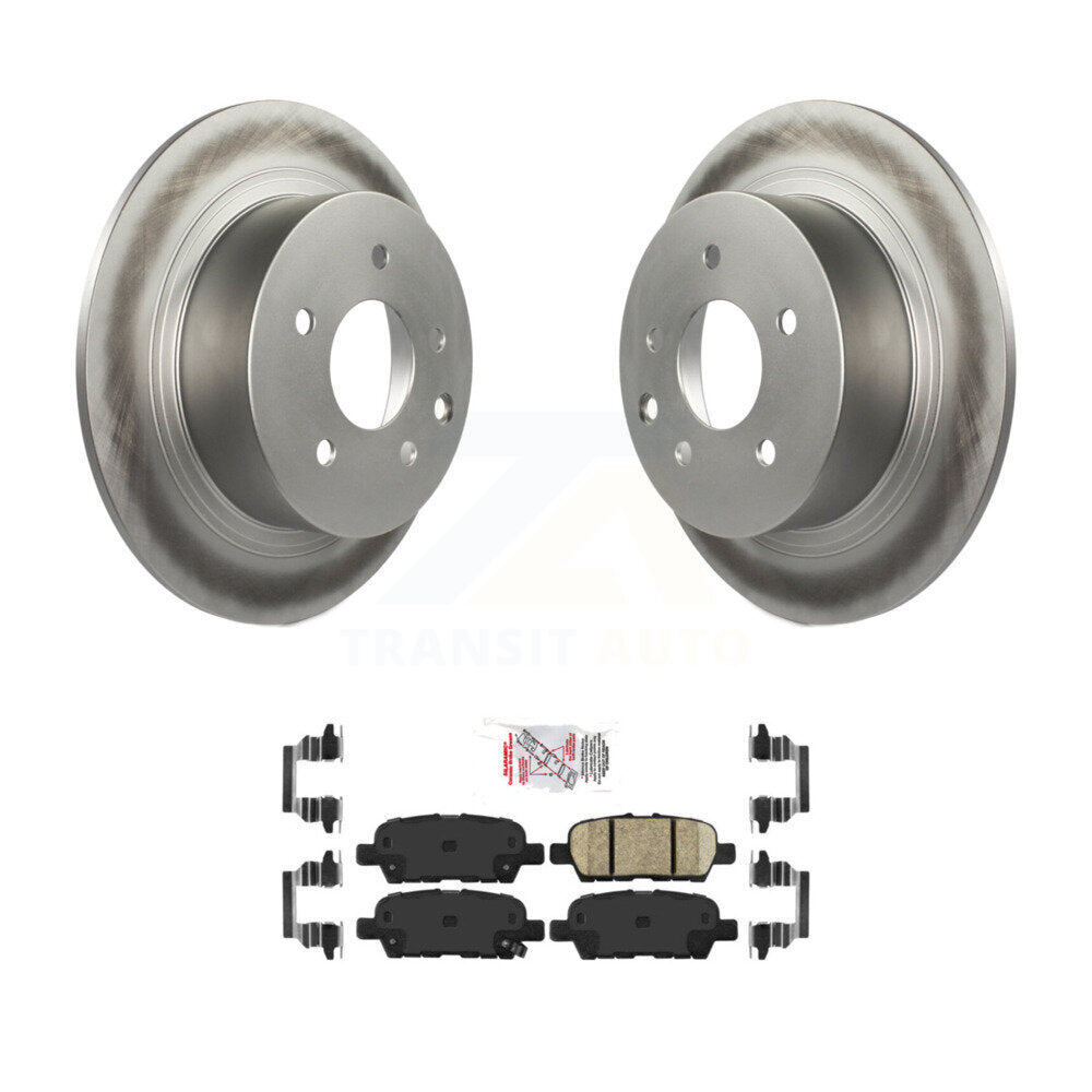 Kit de rotors de frein à disque à revêtement arrière et de plaquettes en céramique pour Nissan Sentra Altima Juk