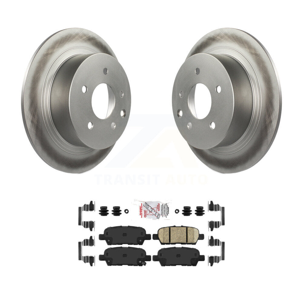 Kit de rotors de frein à disque à revêtement arrière et de plaquettes en céramique pour Nissan Sentra Altima Juk