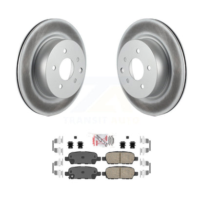 Kit de rotors de frein à disque à revêtement arrière et de plaquettes en céramique pour INFINITI EX35 M35 M45