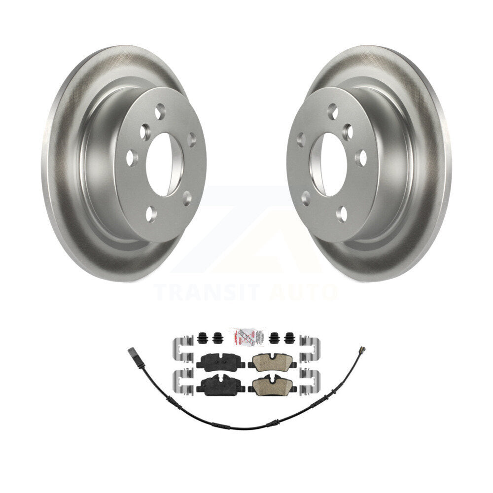 Kit de rotors de frein à disque à revêtement arrière et de plaquettes en céramique pour Mini Cooper KGA-103697