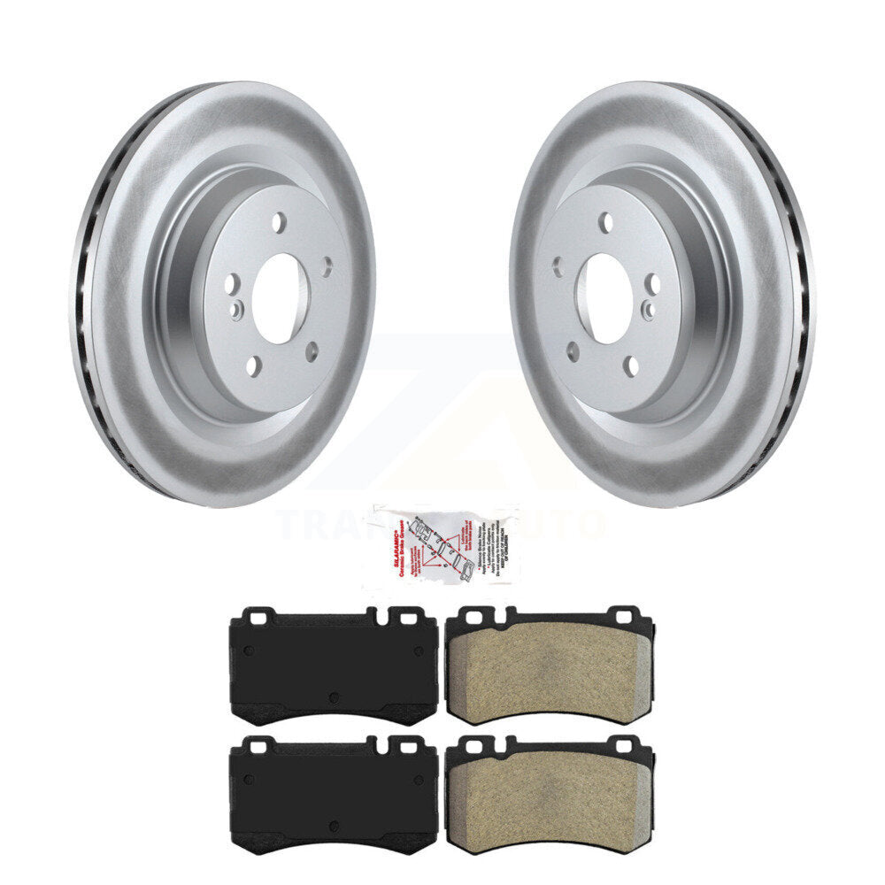 Kit de disques de frein à disque à revêtement arrière et de plaquettes semi-métalliques pour Mercedes-Benz S600