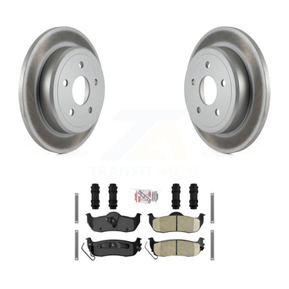 Rotor de frein à disque à revêtement arrière et Kit de plaquettes en céramique pour Jeep Grand Cherokee Commande