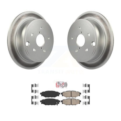 Kit de rotors de frein à disque à revêtement arrière et de plaquettes en céramique pour Subaru WRX KGA-103740