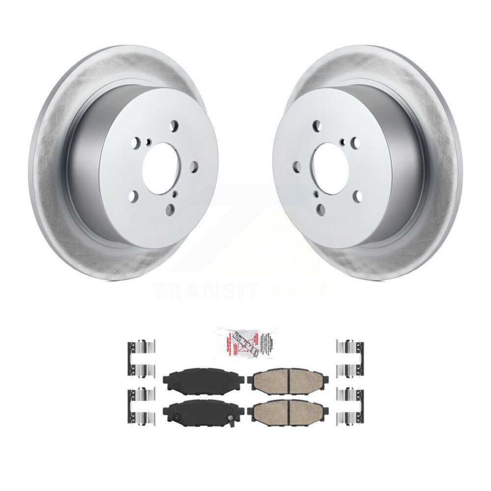 Kit de rotors de frein à disque à revêtement arrière et de plaquettes en céramique pour Subaru Outback Legacy