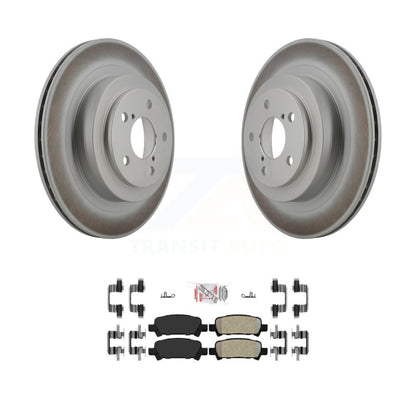 Kit de disques de frein à disque à revêtement arrière et de plaquettes semi-métalliques pour Subaru Legacy