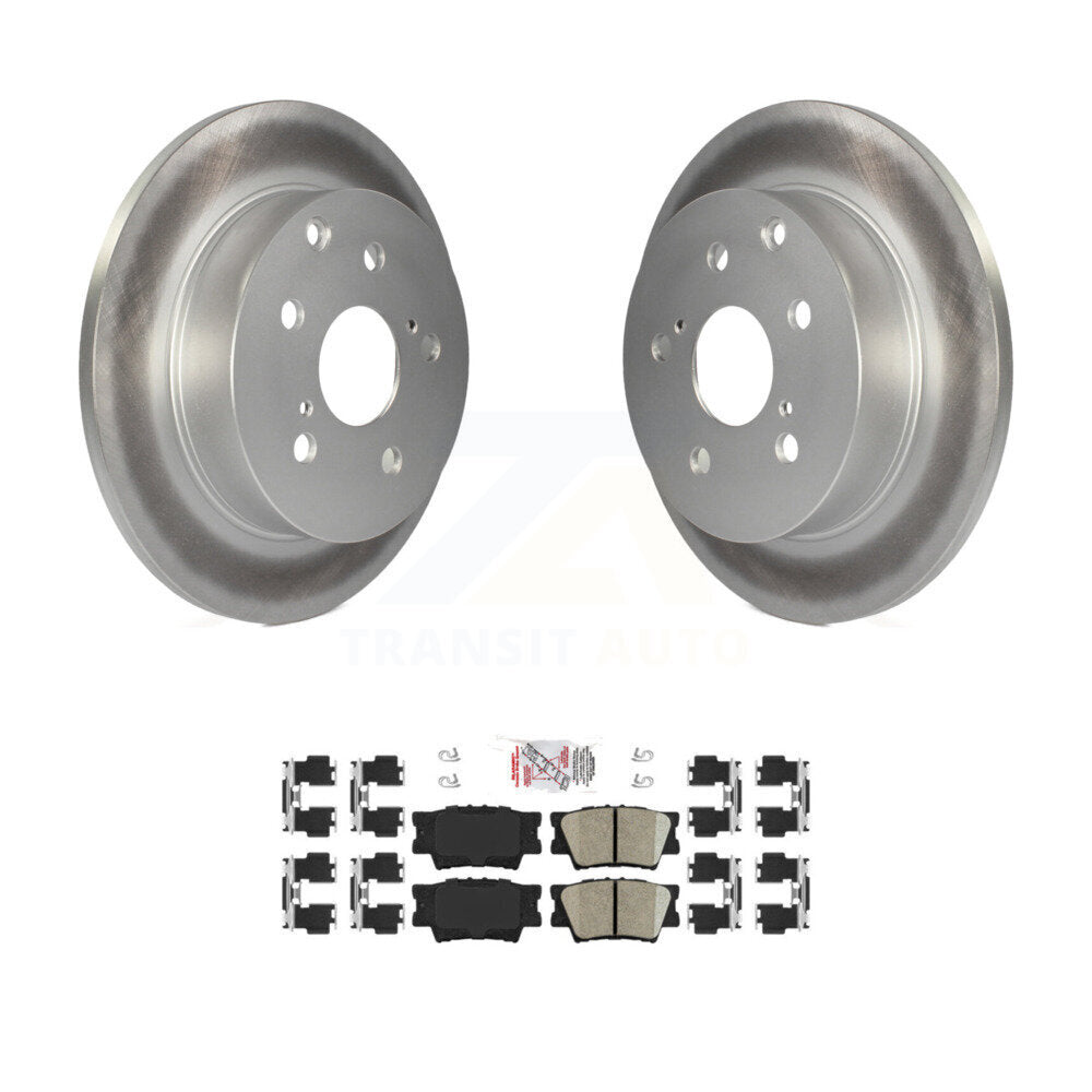 Kit de rotors de frein à disque et de plaquettes en céramique, revêtement arrière, pour Toyota RAV4 Lexus HS250h