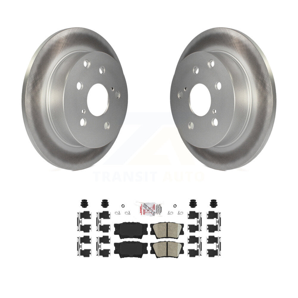 Kit de rotors de frein à disque et de plaquettes en céramique, revêtement arrière, pour Toyota RAV4 Lexus HS250h