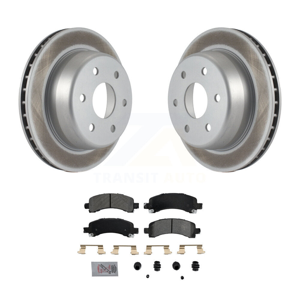 Kit de plaquettes de frein semi-métalliques pour rotors de frein arrière pour Chevrolet GMC Avalanche 1500 X