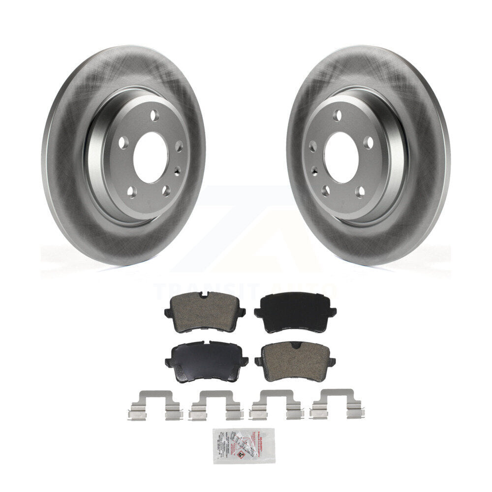 Kit de disques de frein à disque à revêtement arrière et plaquettes semi-métalliques pour Audi A7 Quattro A6