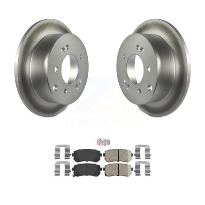Rotors de frein à disque à revêtement arrière et Kit de plaquettes en céramique pour Kia Forte koup Forte5