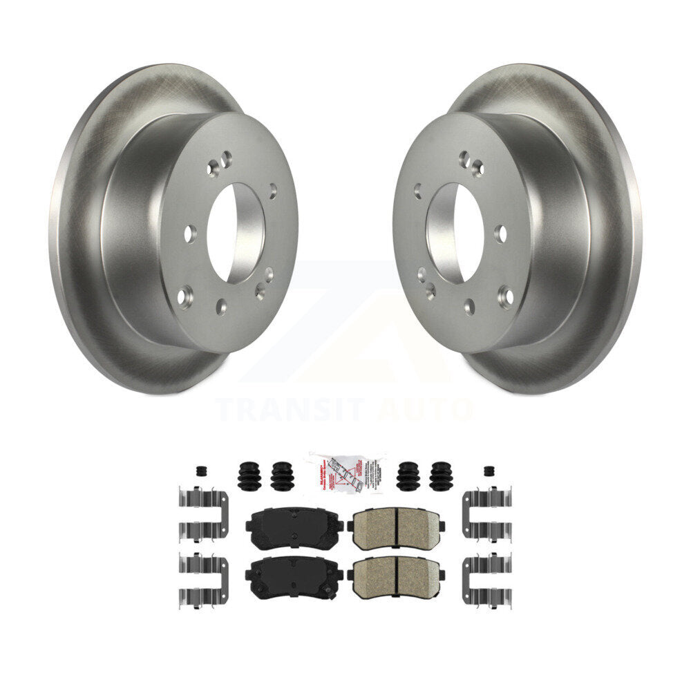 Rotors de frein à disque à revêtement arrière et Kit de plaquettes en céramique pour Kia Forte koup Forte5