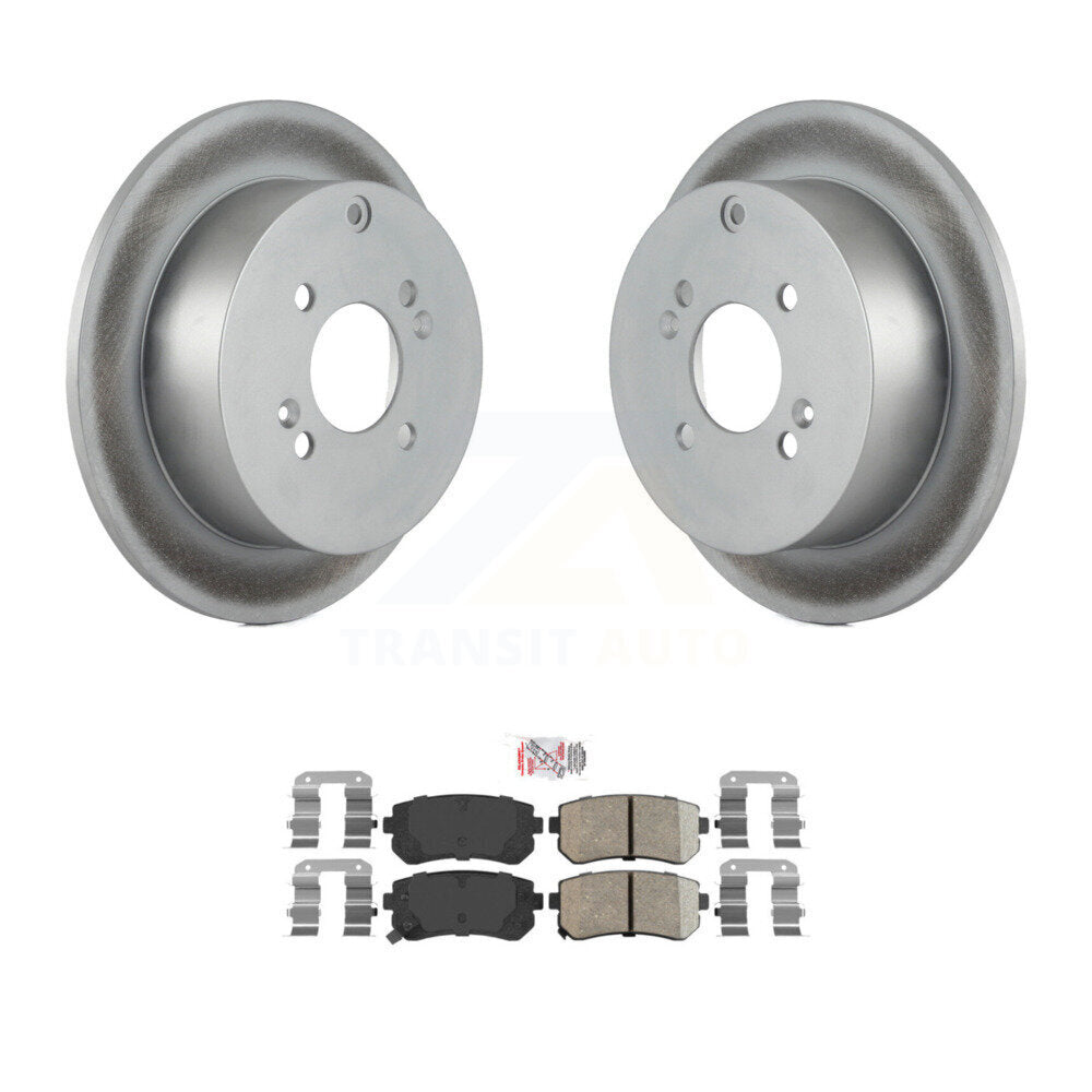 Kit de plaquettes de frein en céramique pour rotors de frein arrière, pour Hyundai Accent Kia Rio5 Ri 2006 – 2010