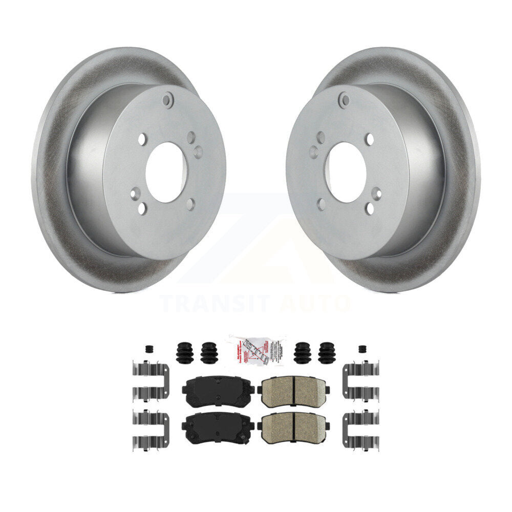 Kit de plaquettes de frein en céramique pour rotors de frein arrière, pour Hyundai Accent Kia Rio5 Ri 2006 – 2010