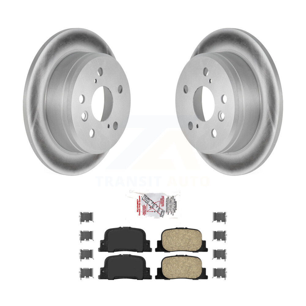 Kit de rotors de frein à disque et de plaquettes en céramique avec revêtement arrière, pour Toyota Camry Lexus ES300