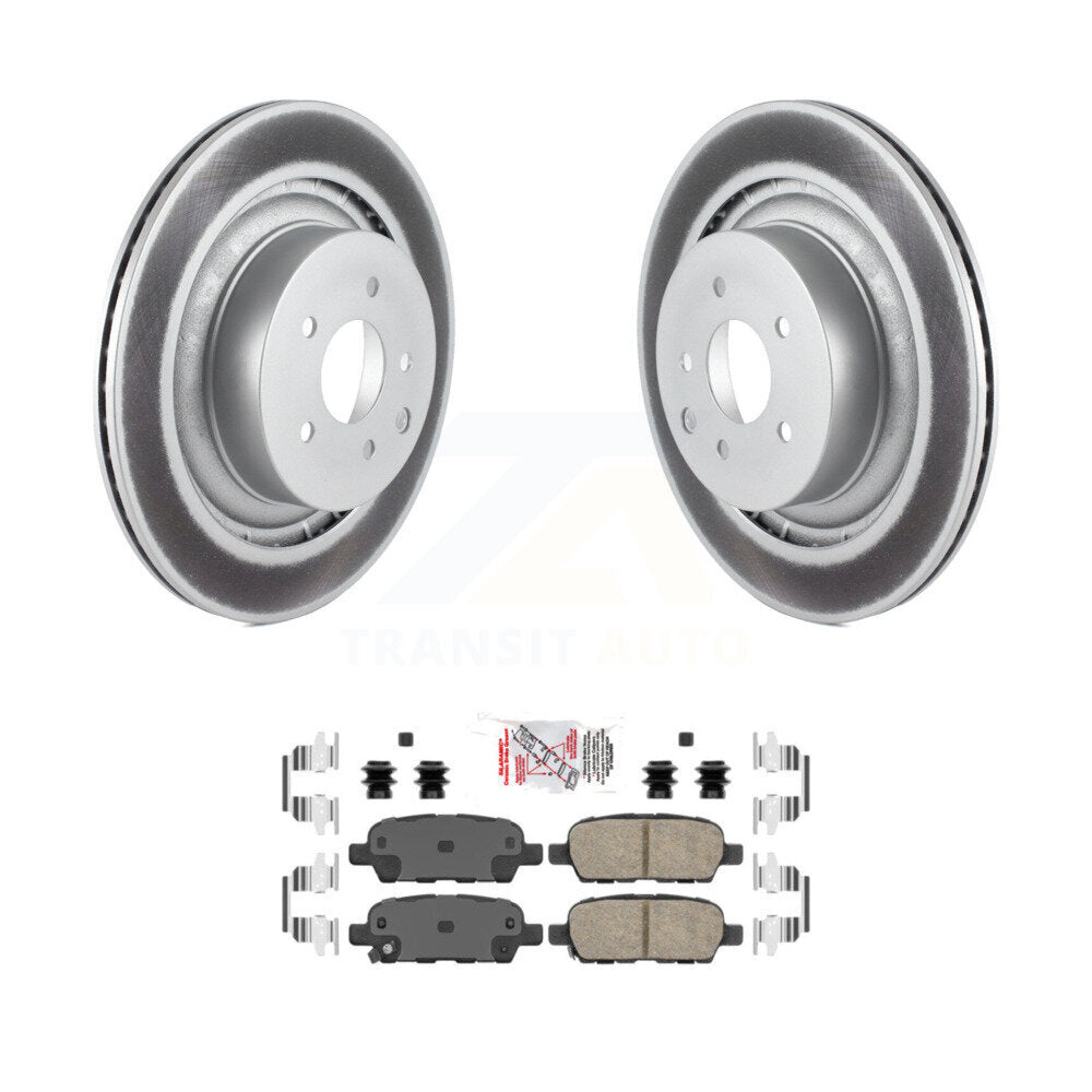 Kit de plaquettes en céramique pour rotors de frein arrière, pour INFINITI Q60 avec étrier à double piston