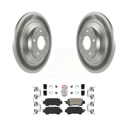 Kit de rotors de frein à disque à revêtement arrière et de plaquettes en céramique pour Mazda CX-5 2013 – 2015