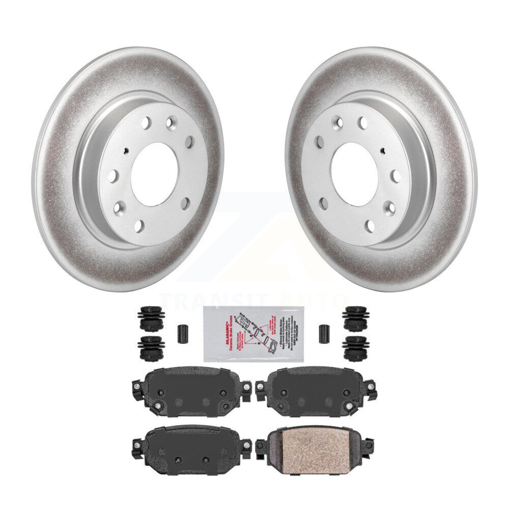 Kit de rotors de frein à disque à revêtement arrière et de plaquettes en céramique pour Mazda 3 CX-3 Sport