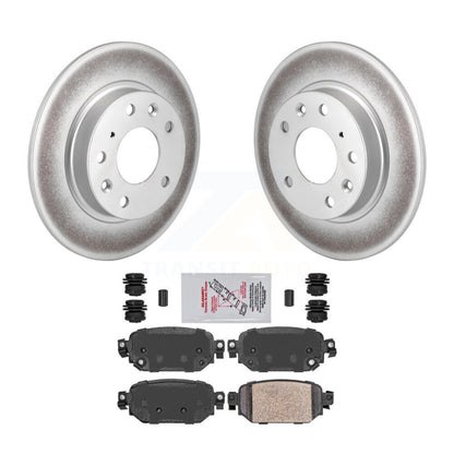 Kit de rotors de frein à disque à revêtement arrière et de plaquettes en céramique pour Mazda 3 CX-3 Sport