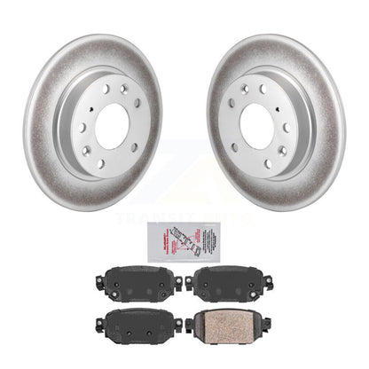 Kit de rotors de frein à disque à revêtement arrière et de plaquettes en céramique pour Mazda 3 CX-3 Sport